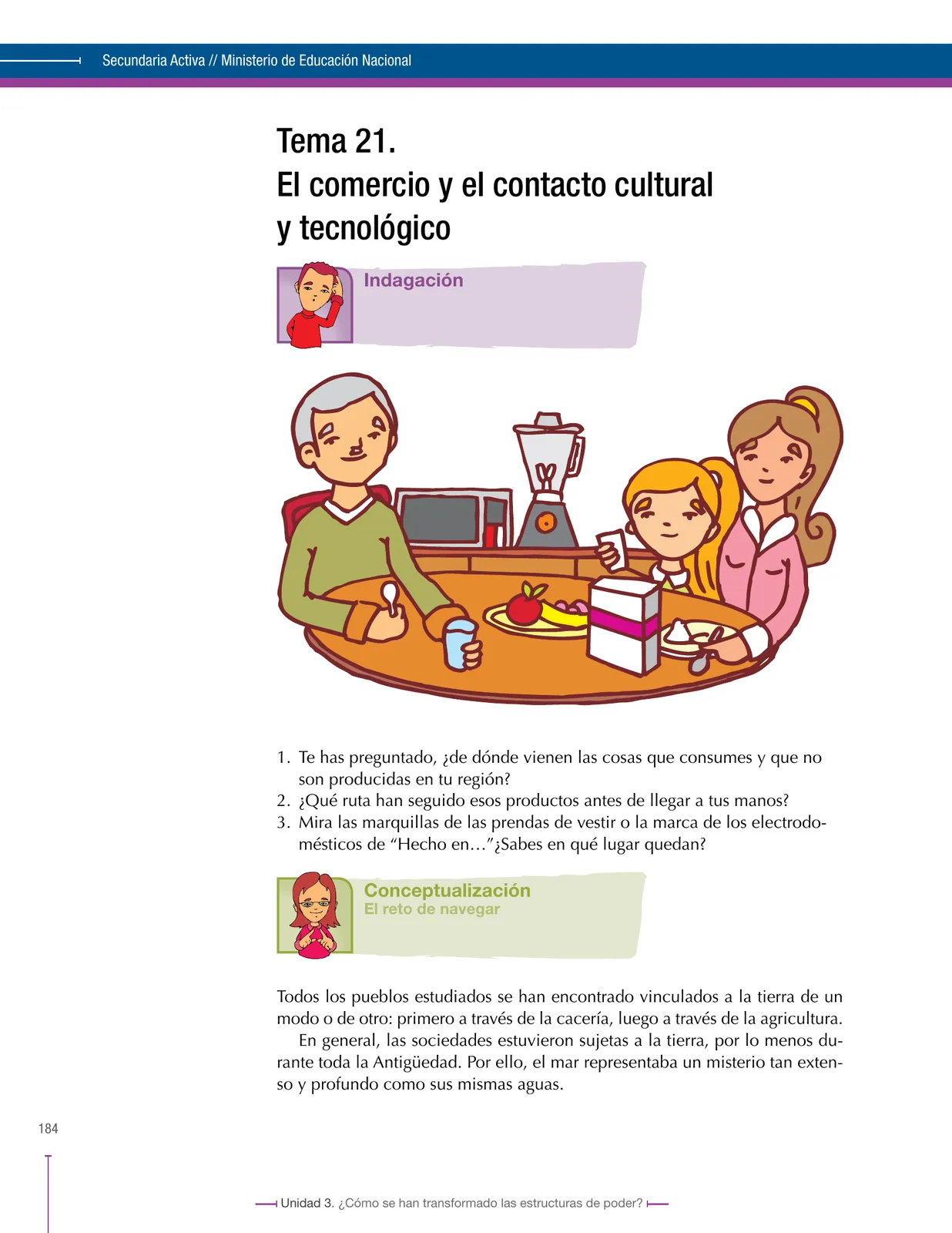 Miniatura página 184 de Ciencias Sociales 6° · Secundaria Activa