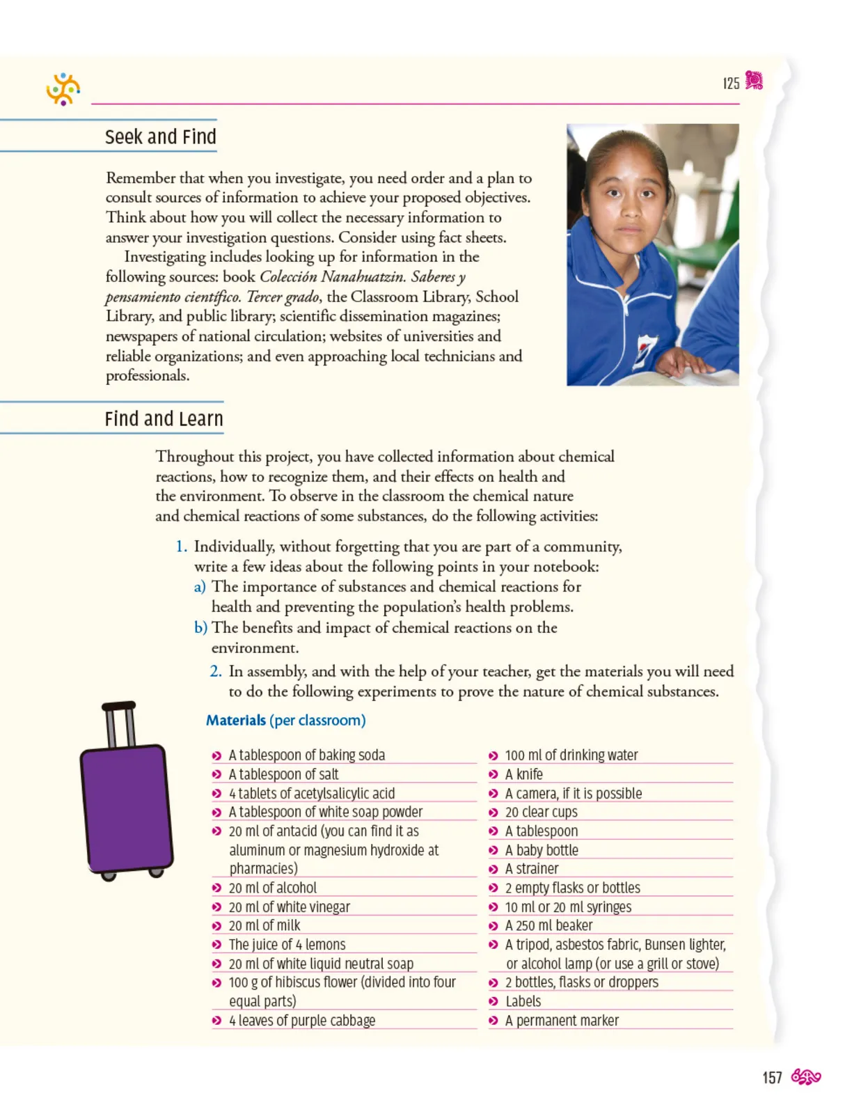 Página 158 de Uérakua anapu uantakua. Projects and Readings. Libro de Educación Secundaria Grado 3° Ciclo Escolar 2025 - 2026