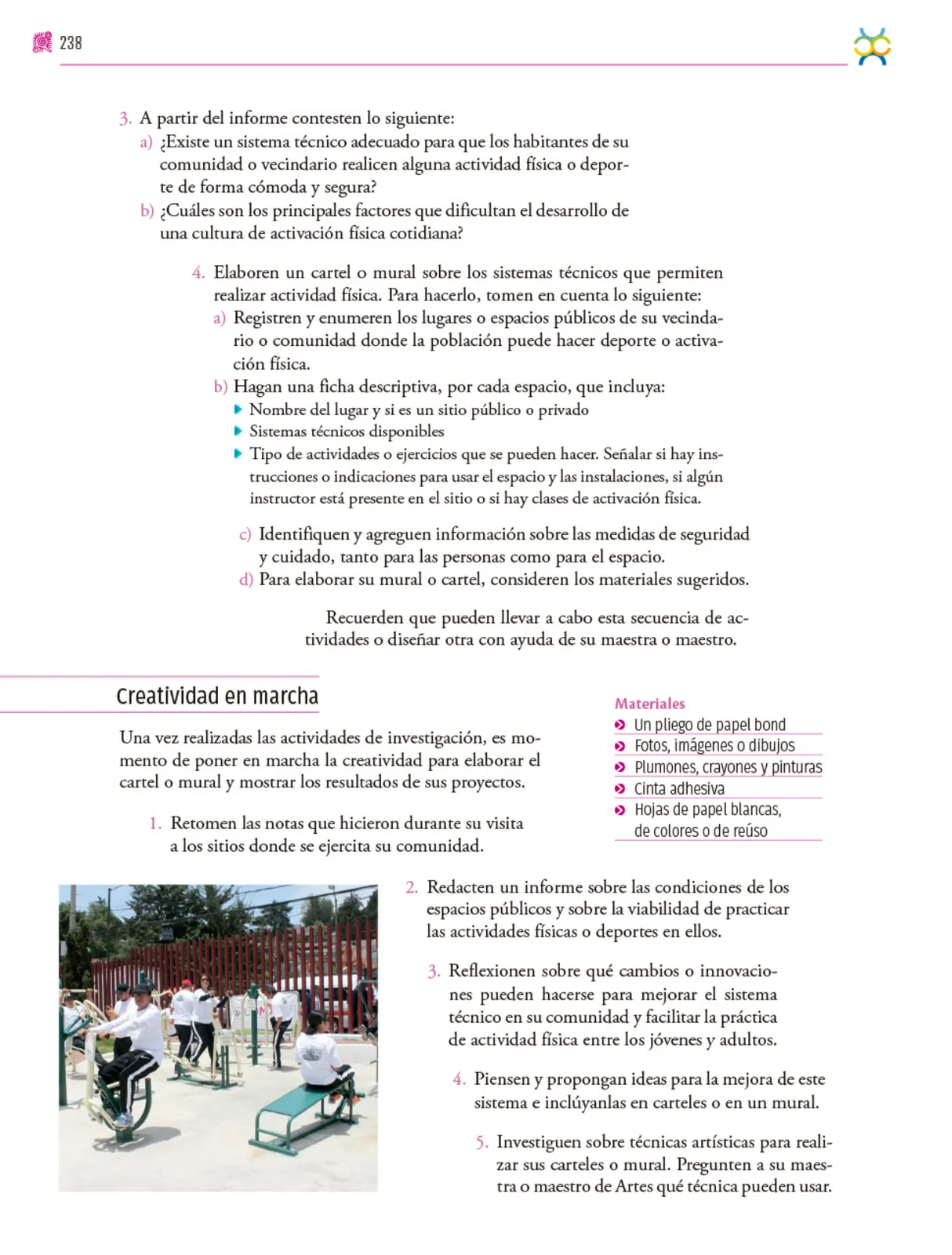 Página 239 de Colección Ximhai. Nuestro libro de proyectos.   Libro de Educación Secundaria Grado 1°  Ciclo Escolar 2025 - 2026