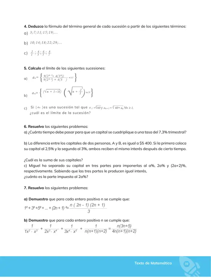 Página 40 de Matematica 1° · Bgu 1 Matematica 2024 · 2024