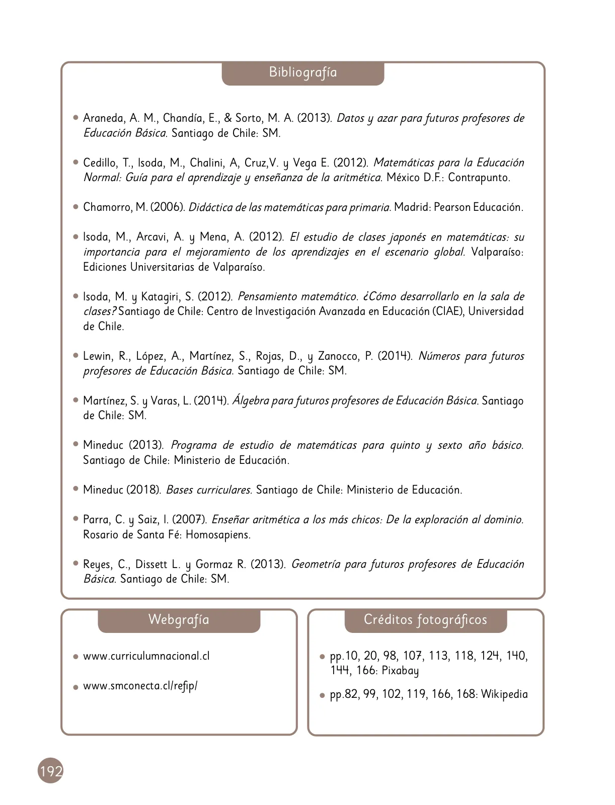 Miniatura página 193 de Sumo Primero – Quinto Básico | Texto del Estudiante MINEDUC – Descargar PDF · 2024