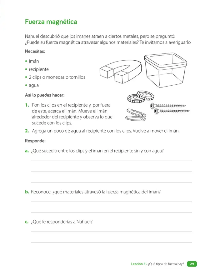 Página 31 de Ciencias Naturales – Cuarto Básico | Texto del Estudiante MINEDUC – Descargar PDF · 2024