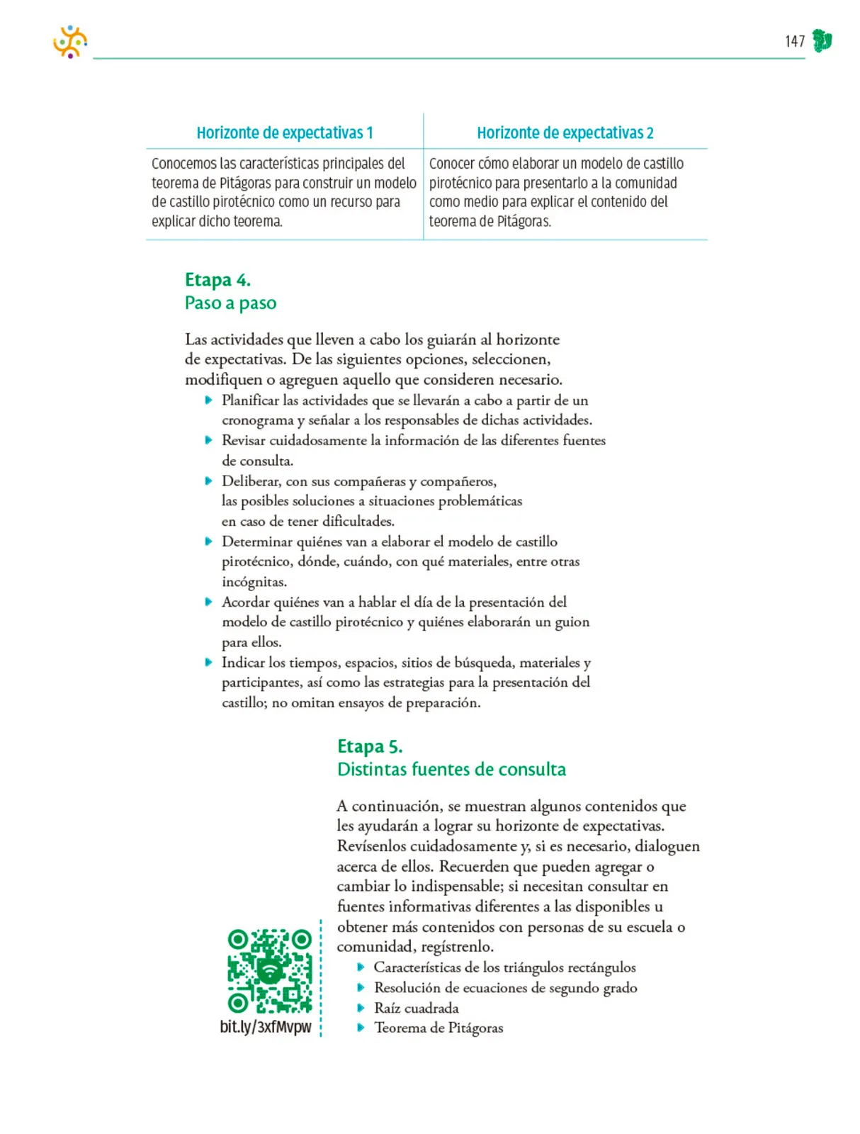 Página 148 de Colección Nanahuatzin. Nuestro libro de Proyectos.  Tomo III.  Libro de Educación Telesecundaria Grado 3°  Ciclo Escolar 2025 - 2026