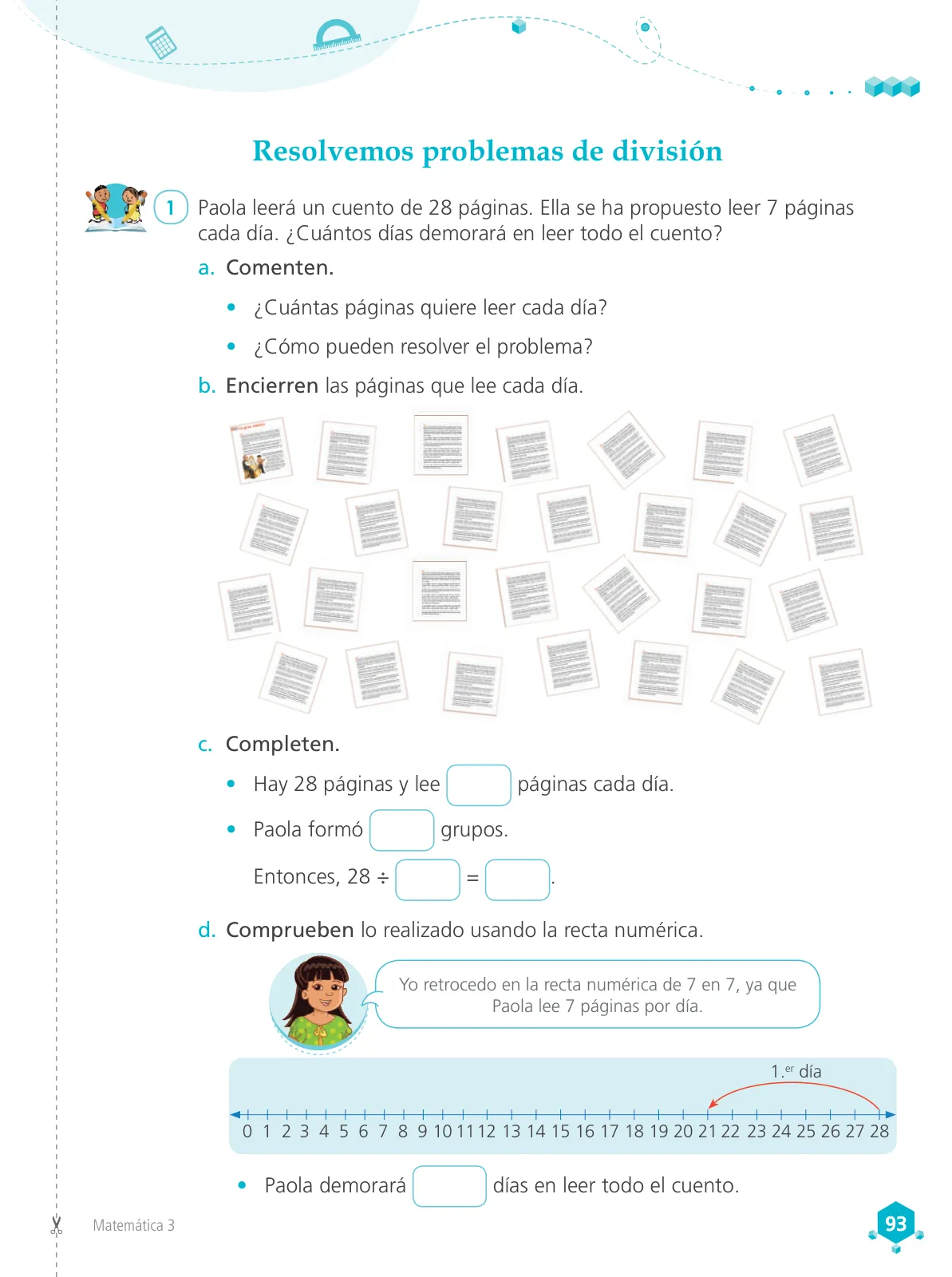 Miniatura página 95 de Matemática 3 : cuaderno de trabajo para tercer grado de Educación Primaria 2019 · 2019