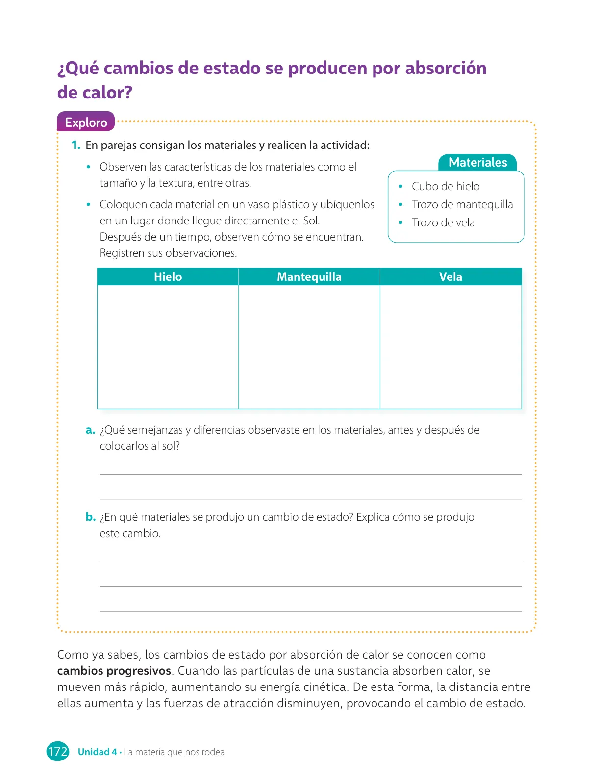 Página 174 de Libro de Ciencias Naturales – Quinto Básico | Texto del Estudiante MINEDUC – Descargar PDF · 2024