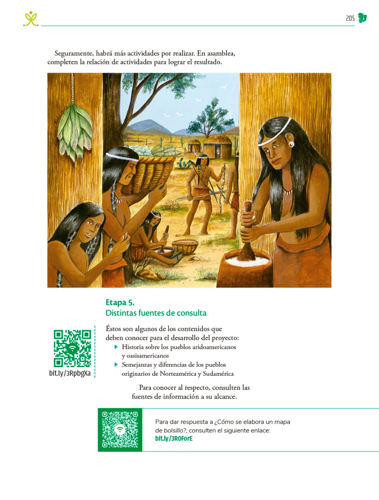 Página 206 de Colección Ximhai. Nuestro libro de Proyectos. Tomo II. Libro de Educación Telesecundaria Grado 1° Ciclo Escolar 2025 - 2026