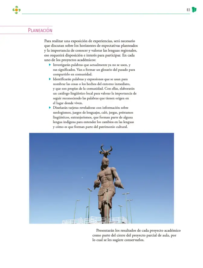 Página 84 de Colección Ximhai. Nuestro libro de Proyectos. Tomo I. Libro de Educación Telesecundaria Grado 1° Ciclo Escolar 2025 - 2026