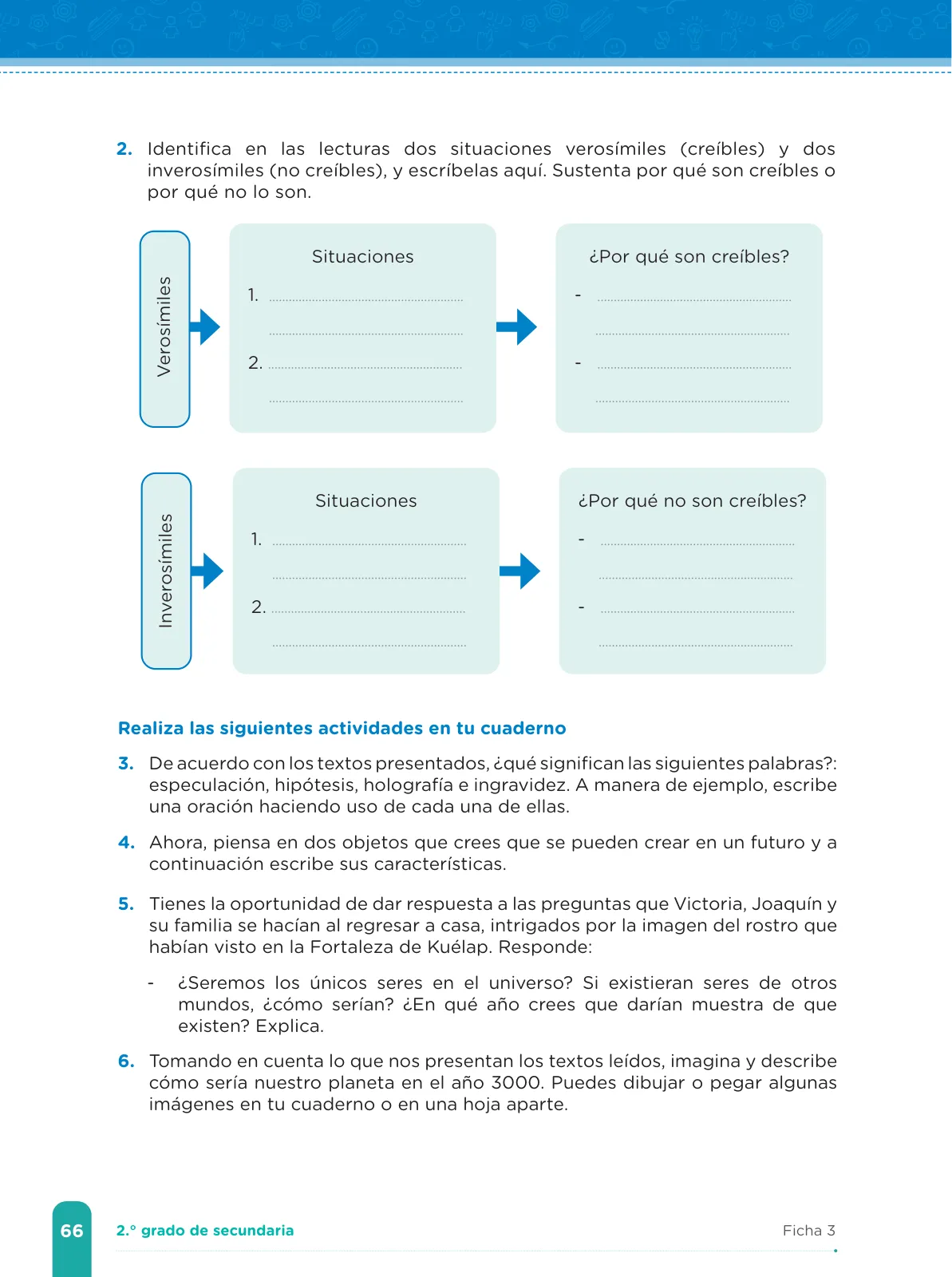 Página 68 de Fichas de aprendizaje de Comunicación 2 · 2024