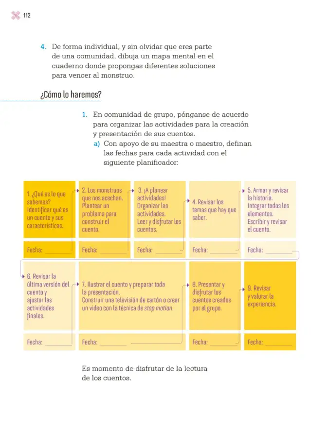 Página 115 de Proyectos Escolares. Libro de Educación Primaria Grado 4° Ciclo Escolar 2025 - 2026