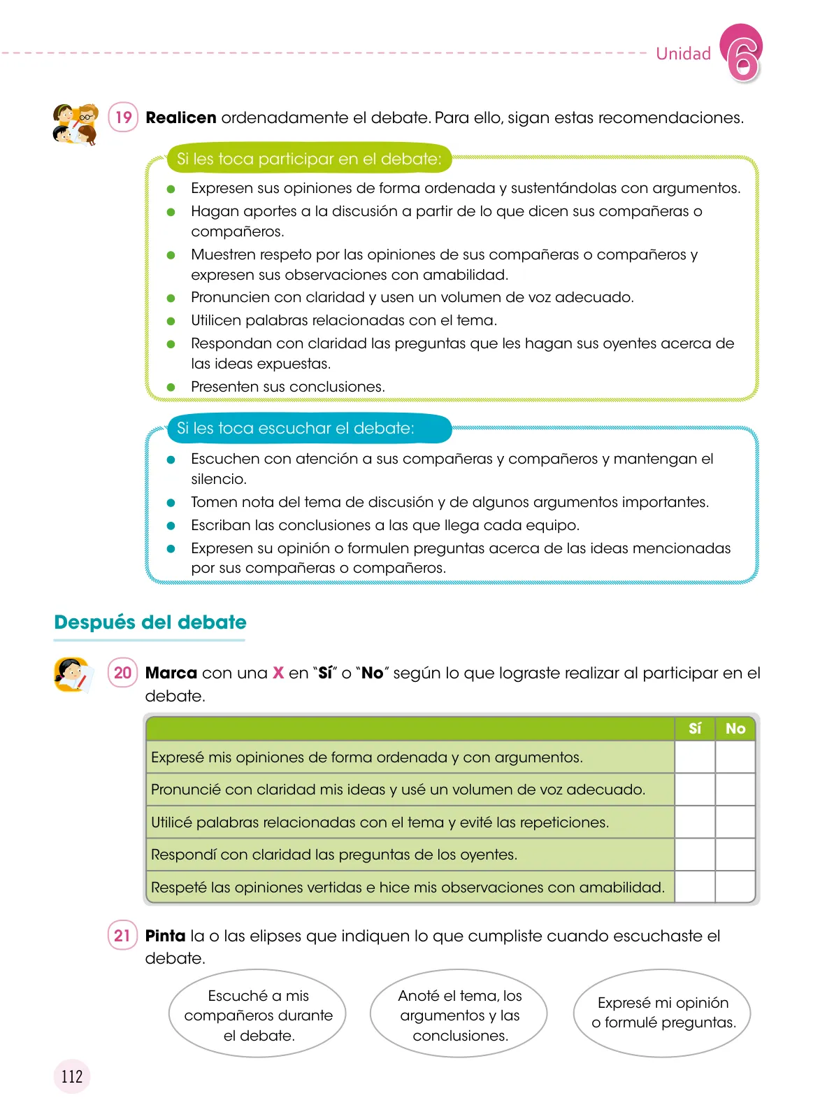 Miniatura página 113 de Comunicación 6 : cuaderno de trabajo para sexto grado de Educación Primaria 2019 · 2019