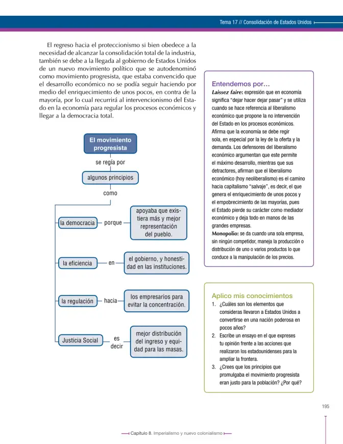 Página 195 de Ciencias Sociales 8° · Secundaria Activa