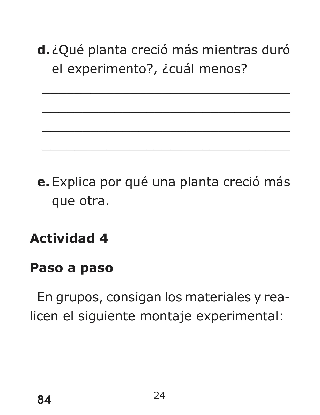 Página 84 de Libro de Ciencias Naturales – Quinto Básico | Texto del Estudiante MINEDUC – Descargar PDF · 2024