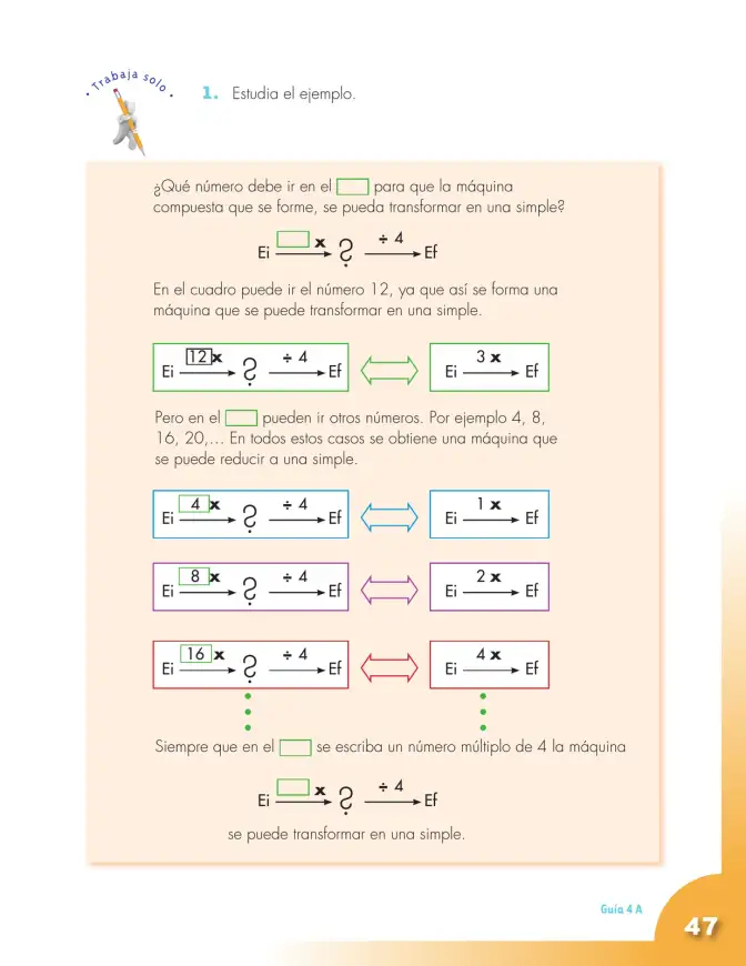 Página 47 de Matematica 5° · Cartilla 01