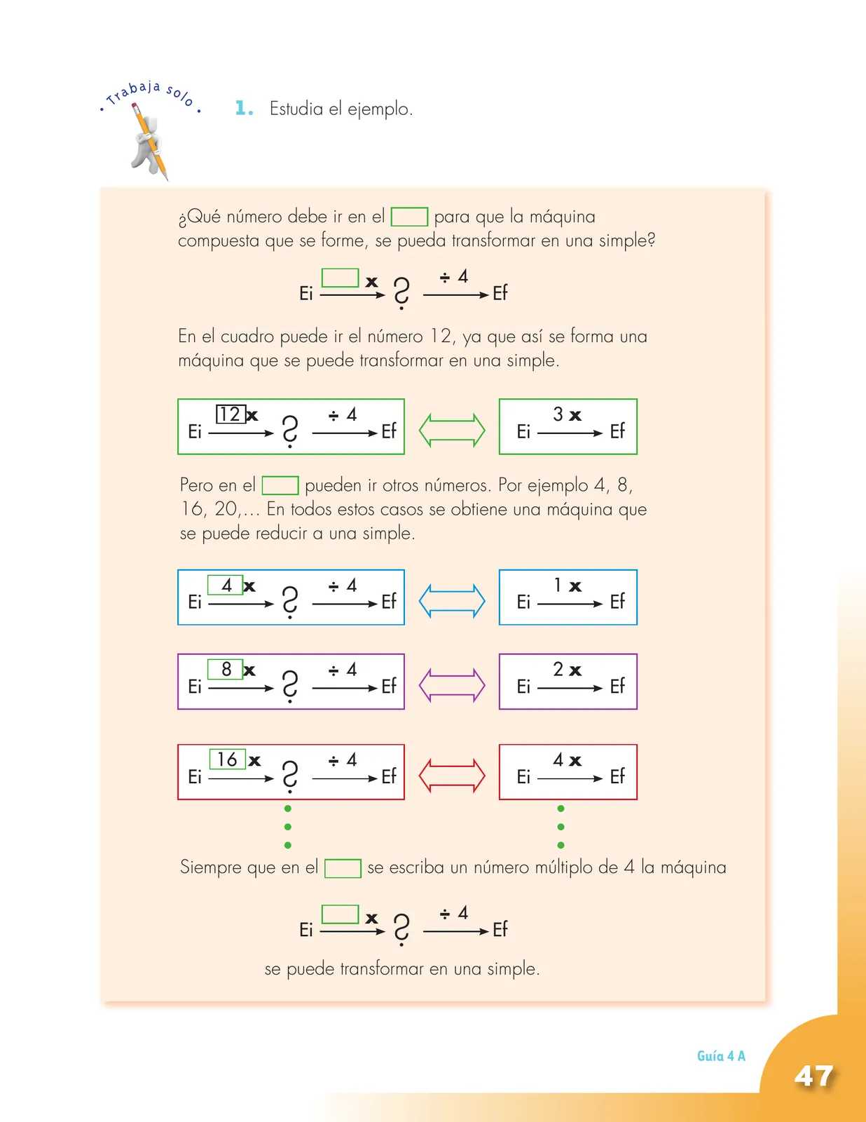 Miniatura página 47 de Matematica 5° · Cartilla 01
