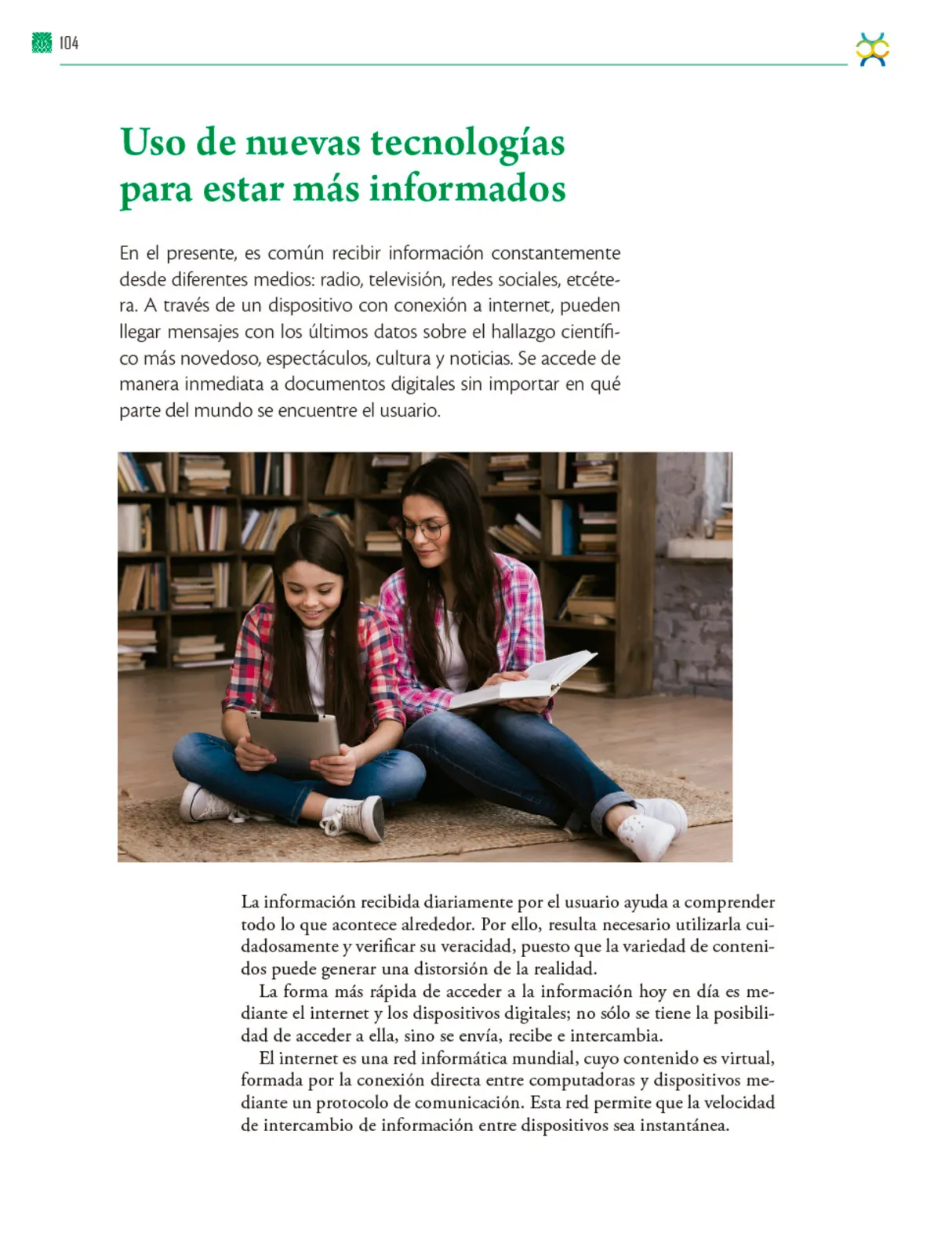 Página 105 de Colección Ximhai. De lo humano y lo comunitario. Libro de Educación Telesecundaria Grado 1° Ciclo Escolar 2025 - 2026