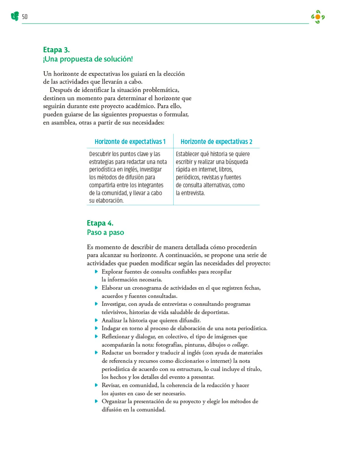 Miniatura página 51 de Colección Nanahuatzin. Nuestro libro de Proyectos.  Tomo III.  Libro de Educación Telesecundaria Grado 3°  Ciclo Escolar 2025 - 2026