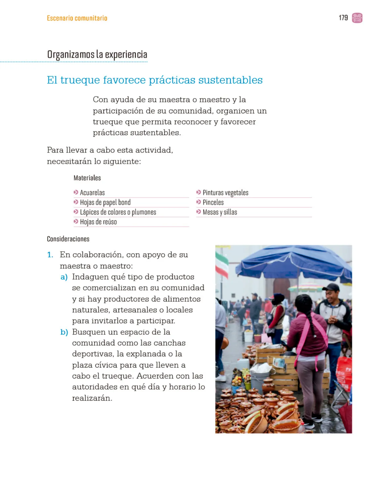 Miniatura página 182 de Proyectos Comunitarios.   Libro de Educación Primaria Grado 4°  Ciclo Escolar 2025 - 2026