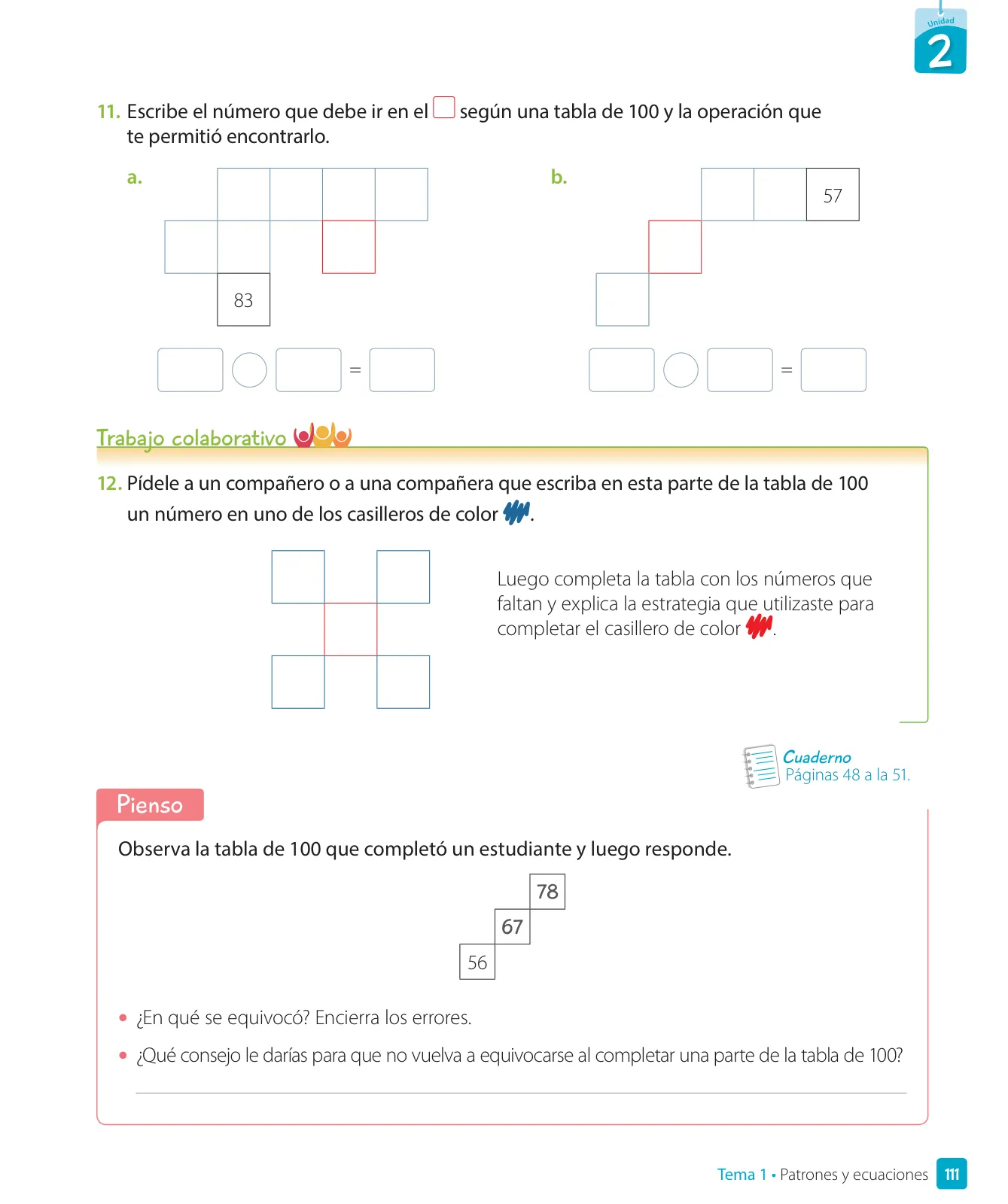 Página 113 de Matemática – Tercero Básico | Texto del Estudiante MINEDUC – Descargar PDF · 2024
