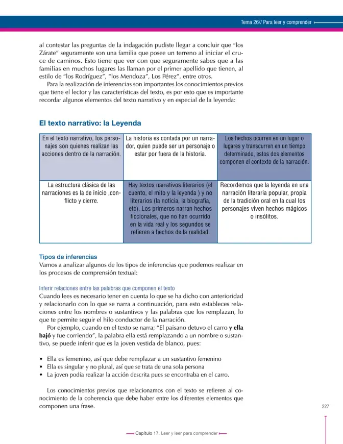 Página 227 de Lenguaje 7° · Secundaria Activa