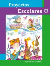 Portada de Proyectos Escolares.   Libro de Educación Primaria Grado 2°  Ciclo Escolar 2025 - 2026
