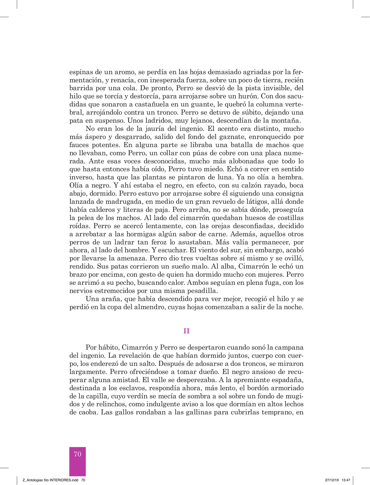 Página 72 de Antología literaria 5 · 2019