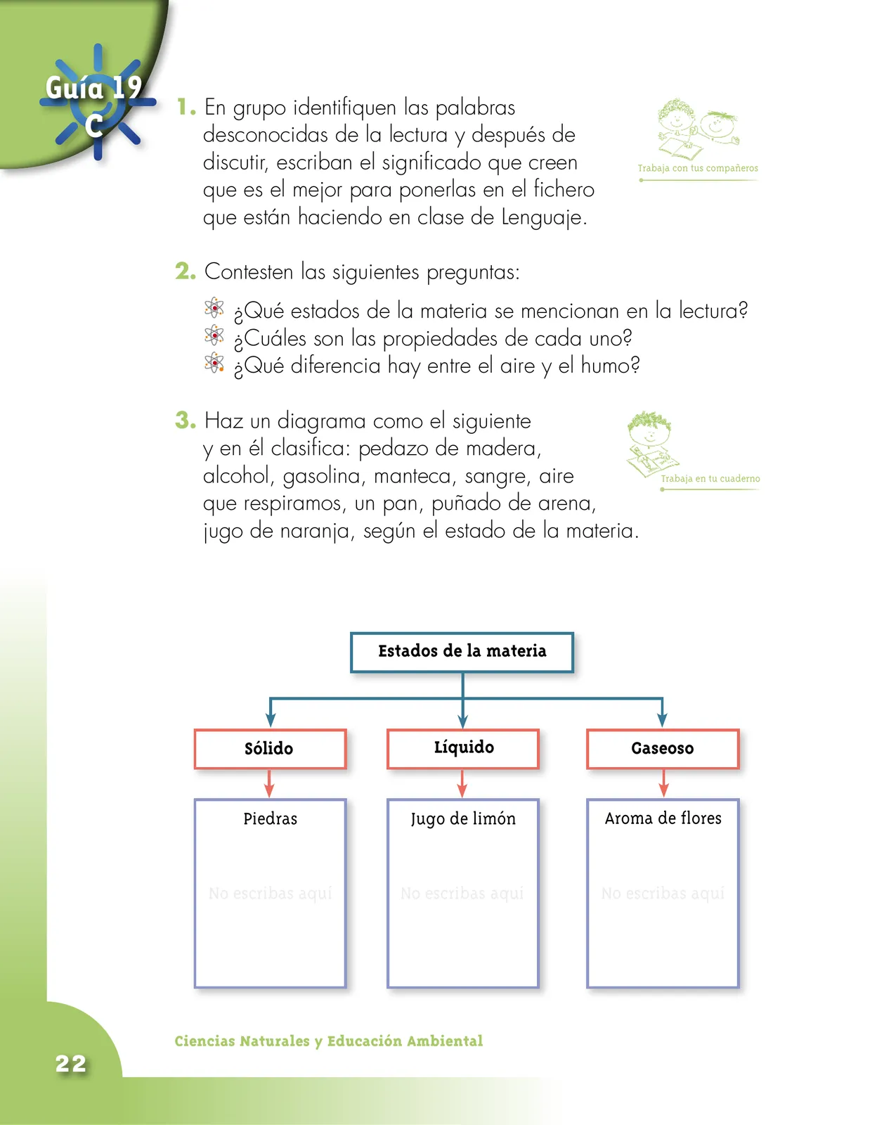 Miniatura página 22 de Ciencias Naturales 2° · Cartilla 03