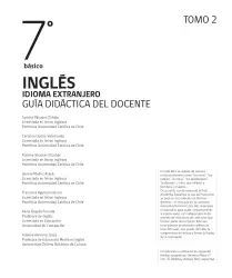 Página de Inglés – Séptimo Básico | Student’s Book MINEDUC – Descargar PDF · 2024
