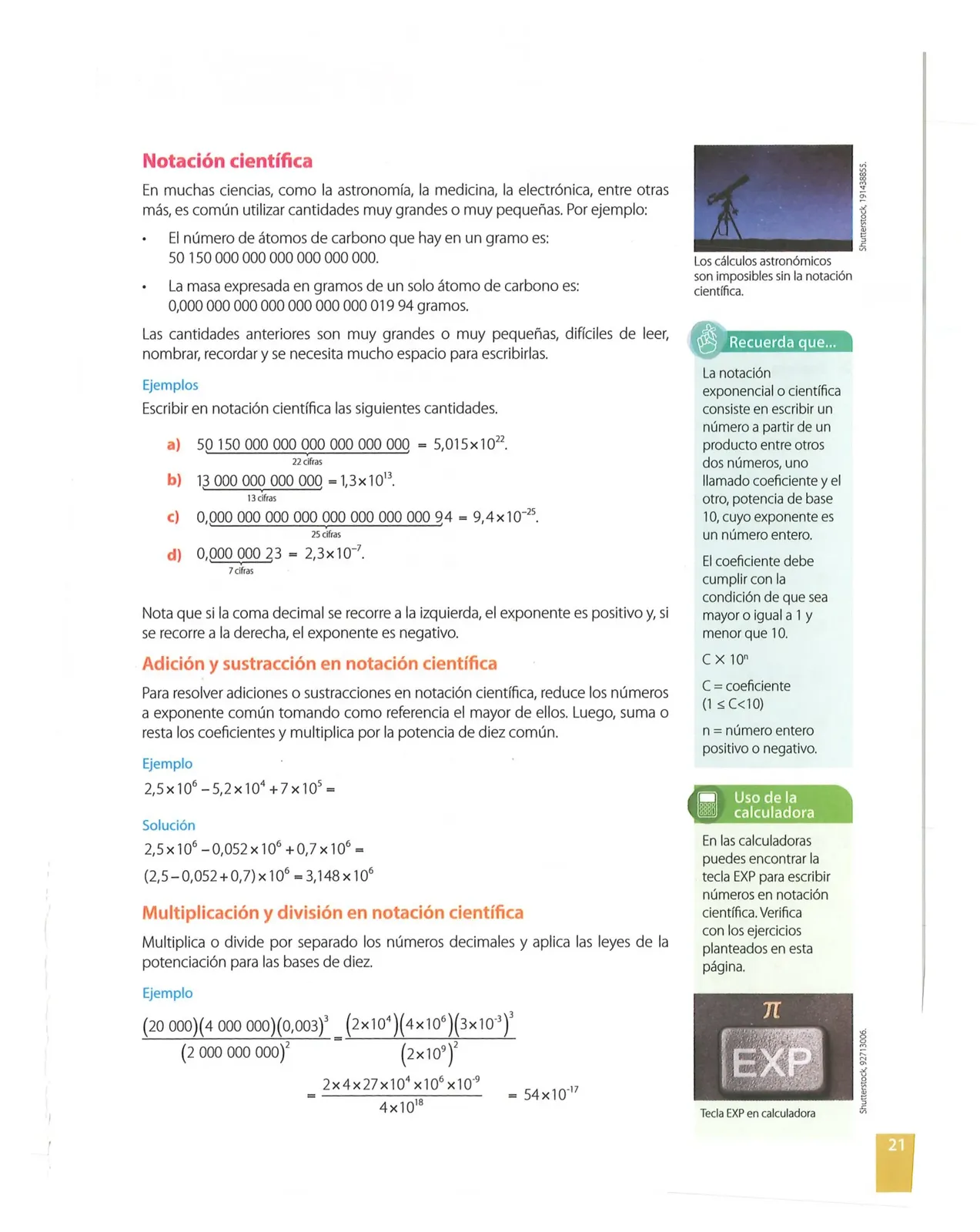 Miniatura página 21 de Matematica · 10 EGB · 2025