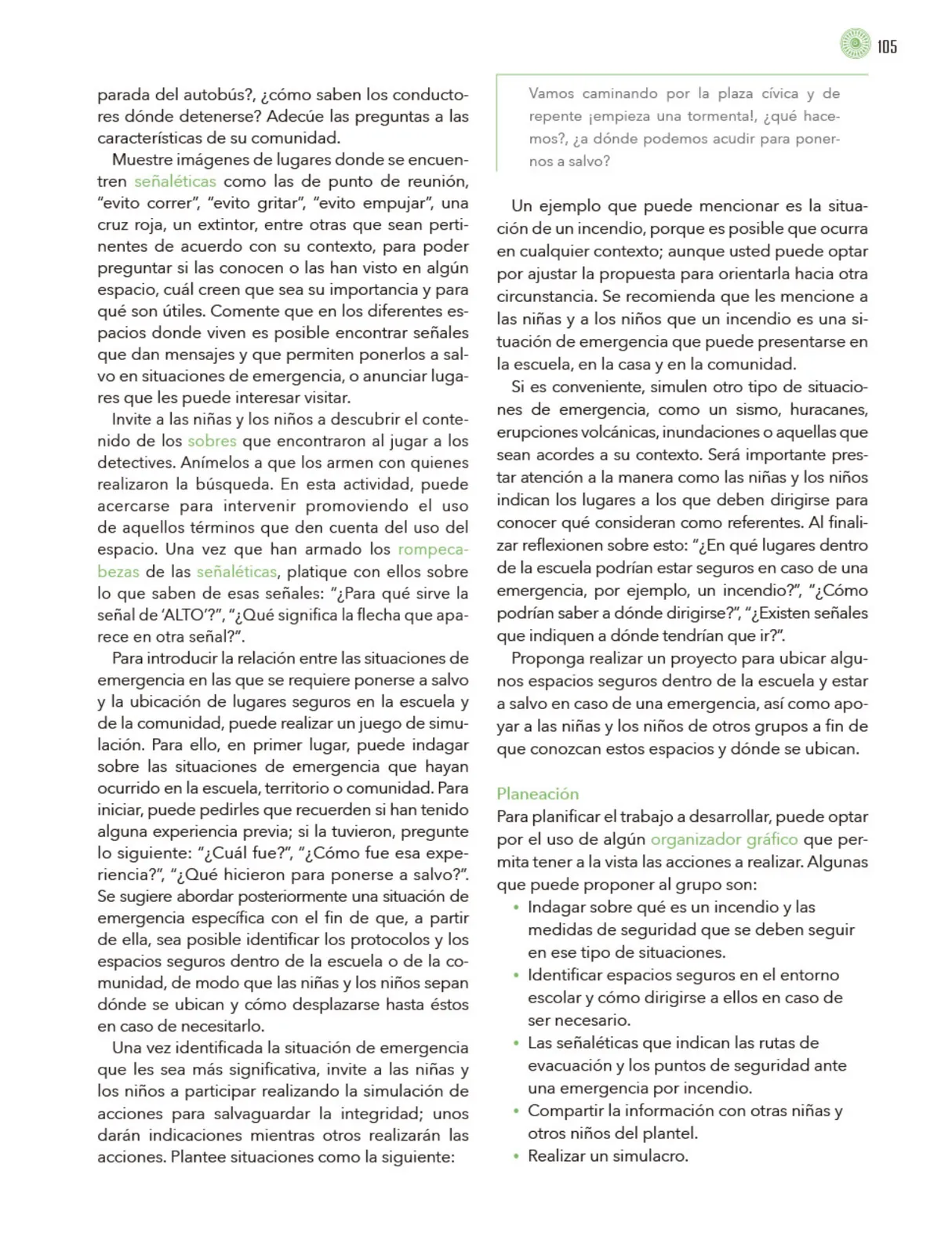 Miniatura página 106 de Modalidades de trabajo para la acción transformadora y el codiseño  Libro de Educación Preescolar Grado 1°, 2°, 3°  Ciclo Escolar 2025 - 2026