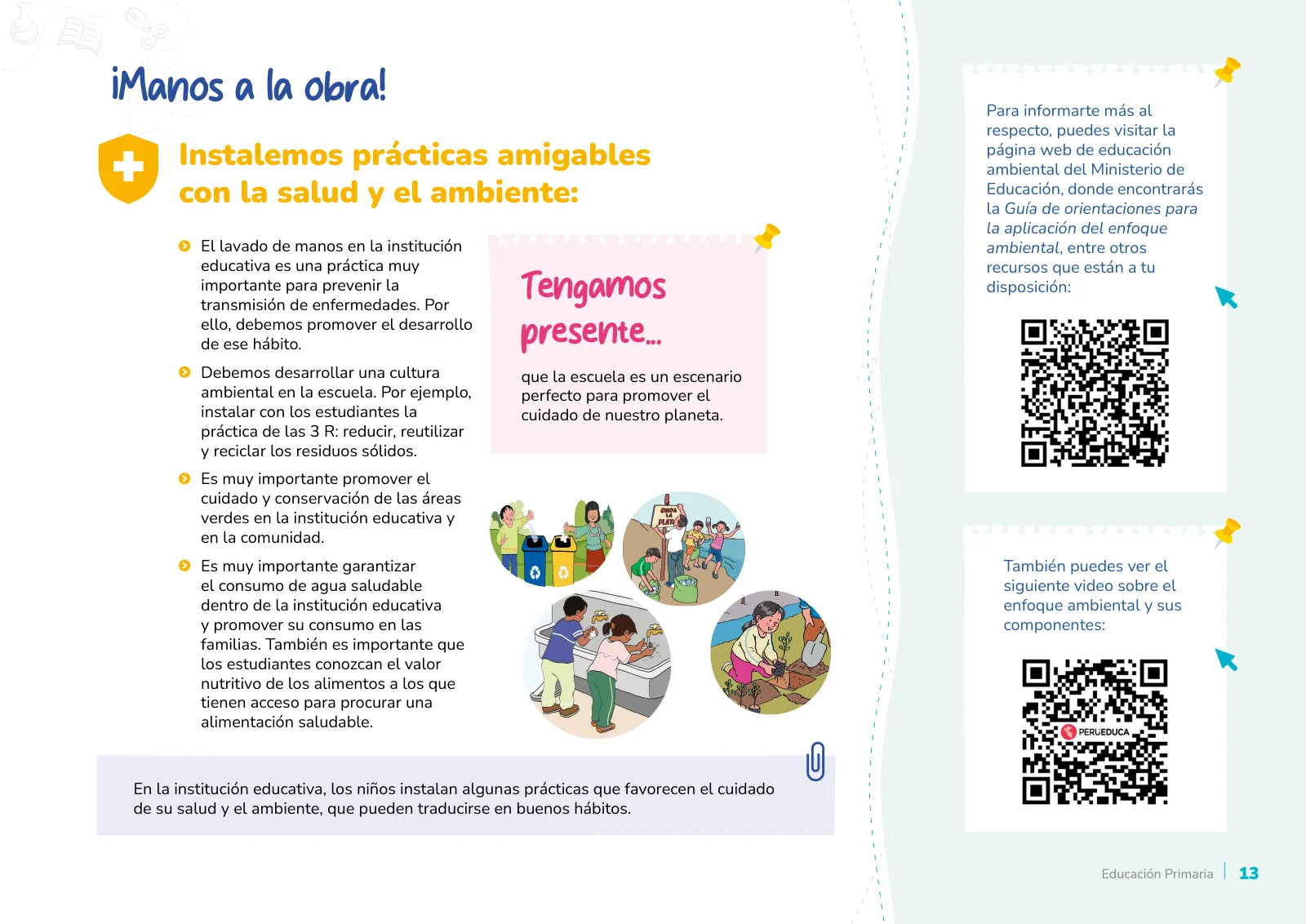 Miniatura página 13 de Orientaciones para el inicio del año escolar 2025 : educación primaria · 2025