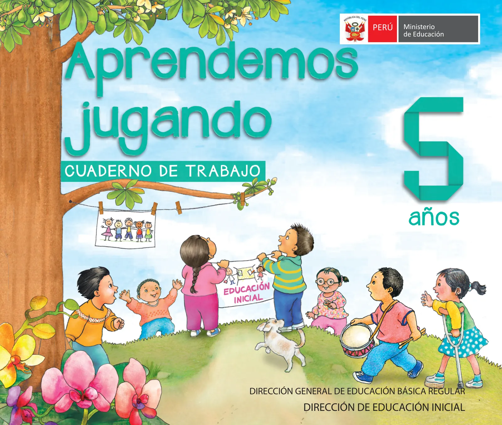 Página 3 de Aprendemos jugando : cuaderno de trabajo, 5 años · 2016