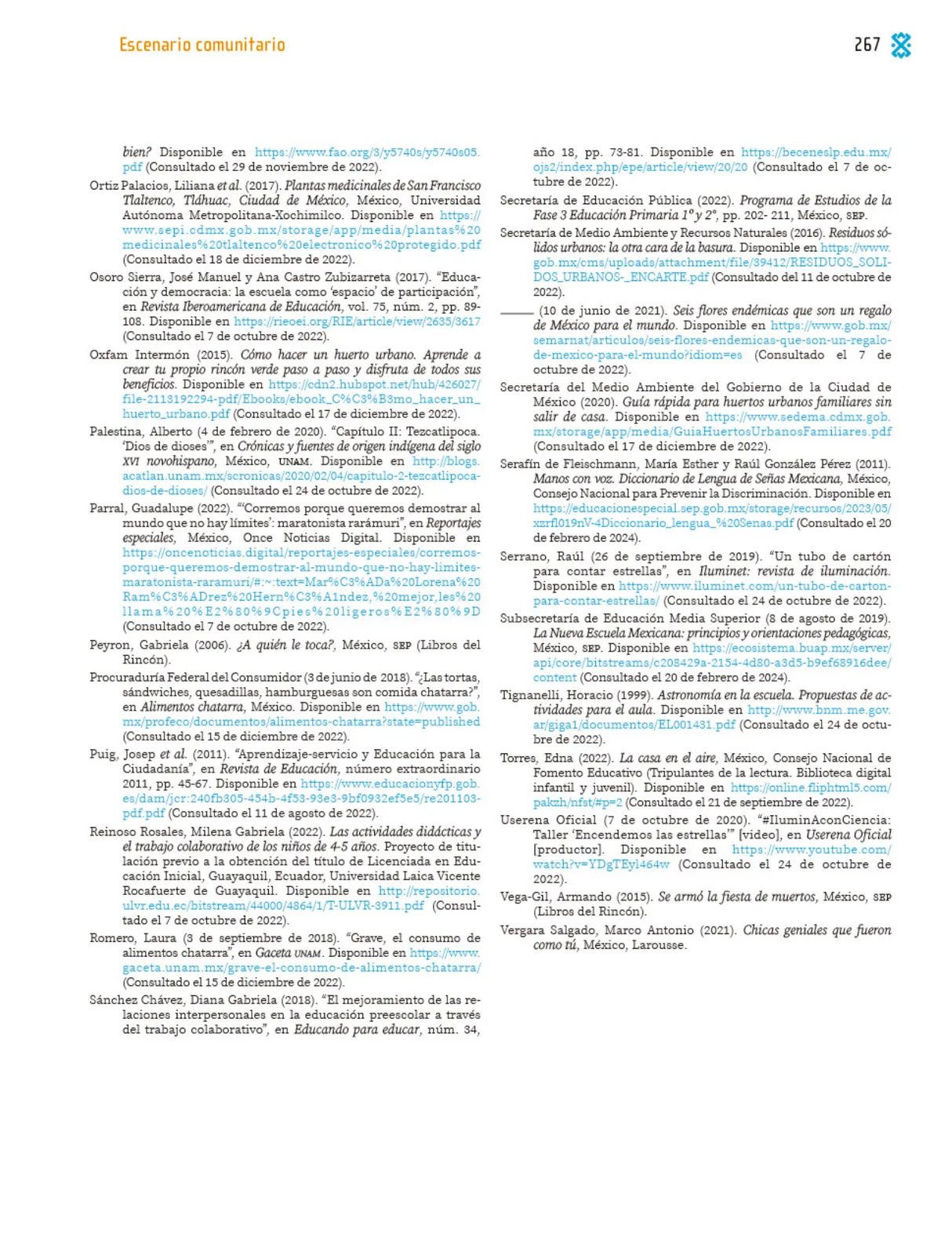 Página 268 de Proyectos Comunitarios. Libro de Educación Primaria Grado 1° Ciclo Escolar 2025 - 2026