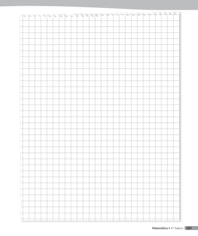 Página 190 de Matemática – Cuarto Básico | Texto del Estudiante MINEDUC – Descargar PDF · 2024