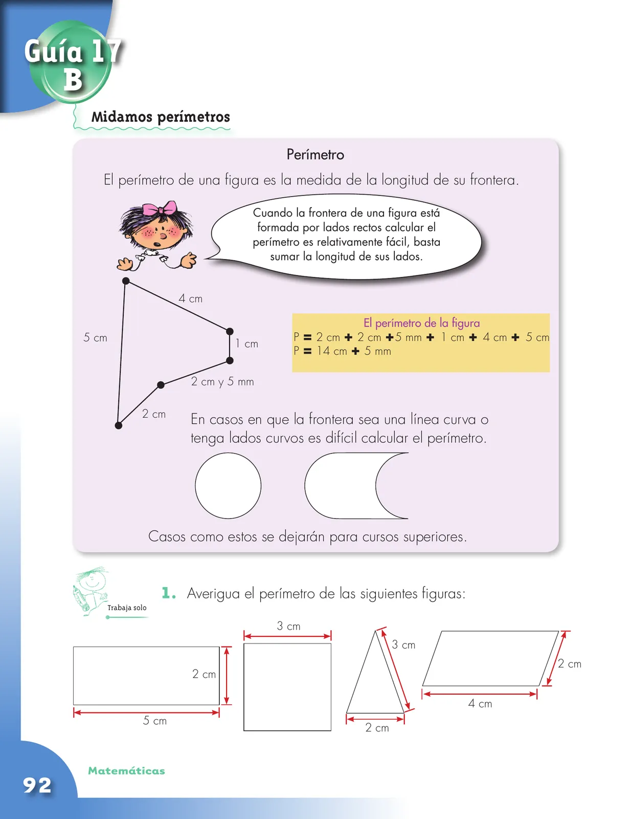 Página 92 de Matematica 3° · Cartilla 02