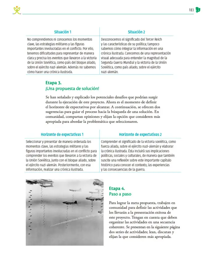 Página 184 de Colección Nanahuatzin. Nuestro libro de Proyectos. Tomo III. Libro de Educación Telesecundaria Grado 3° Ciclo Escolar 2025 - 2026