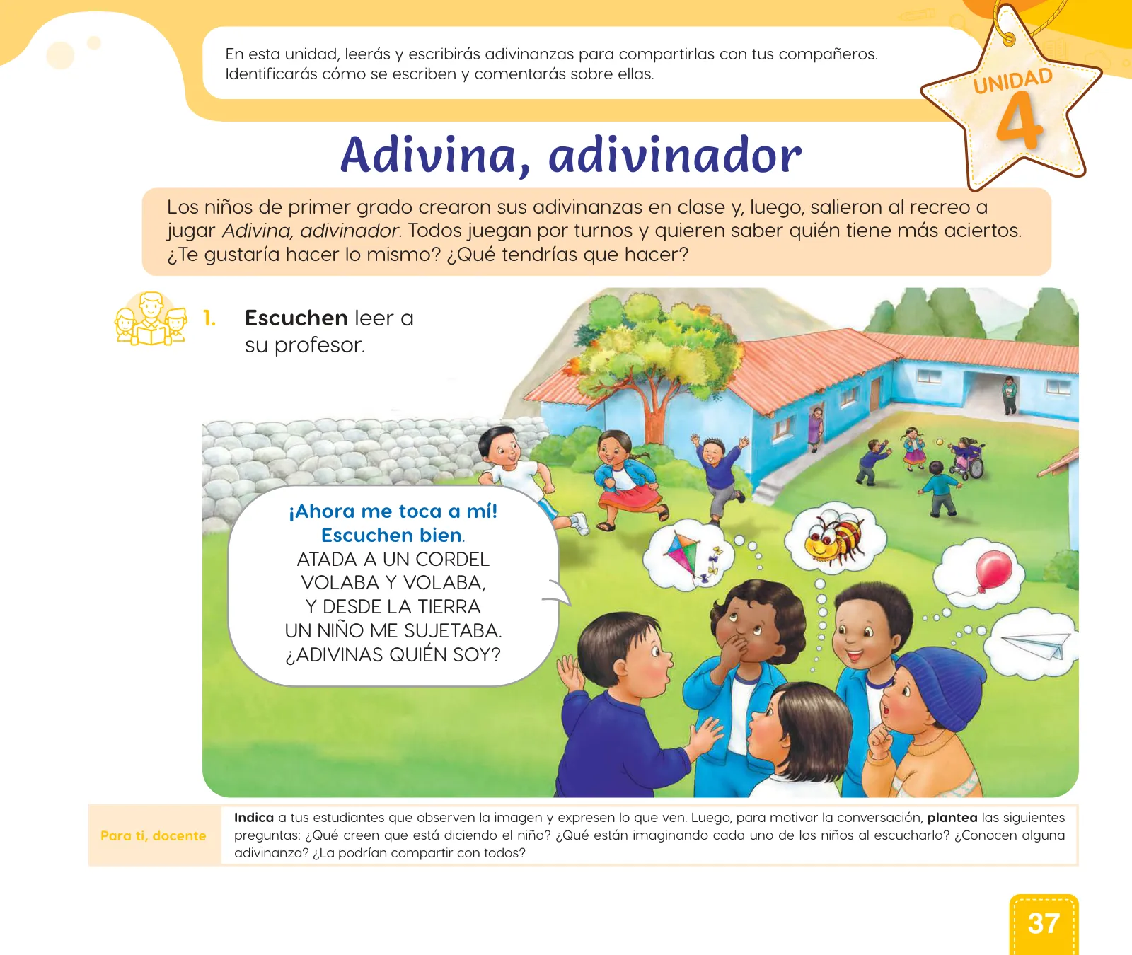 Página 39 de Cuadernillo de Comunicación 1. Primer grado de Primaria · 2024