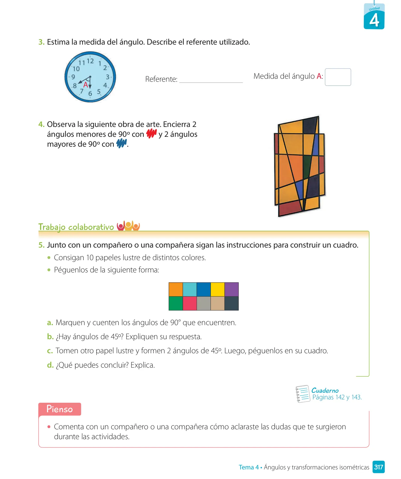 Página 319 de Matemática – Tercero Básico | Texto del Estudiante MINEDUC – Descargar PDF · 2024