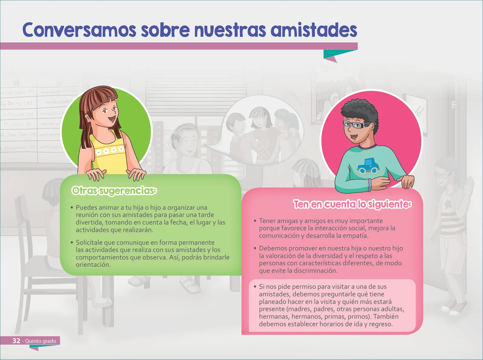 Miniatura página 34 de Aprendemos juntos en familia : guía dirigida a madres y padres. Quinto grado de Educación Primaria · 2019