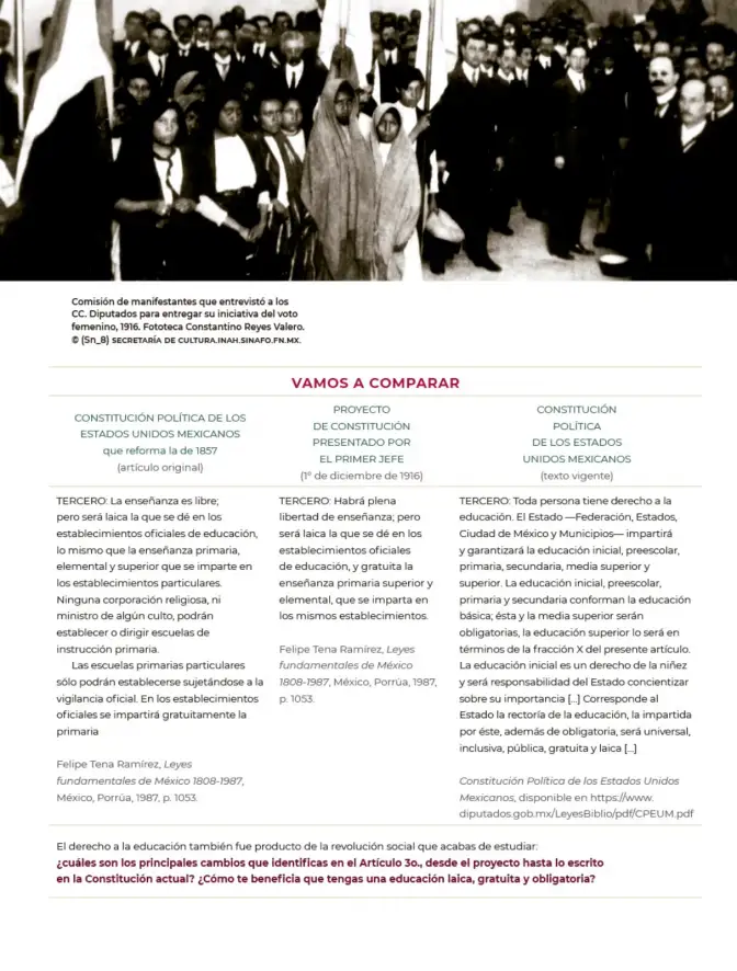 Página 230 de Historia del pueblo mexicano. Libro de Educación Secundaria Grado 1° Ciclo Escolar 2025 - 2026