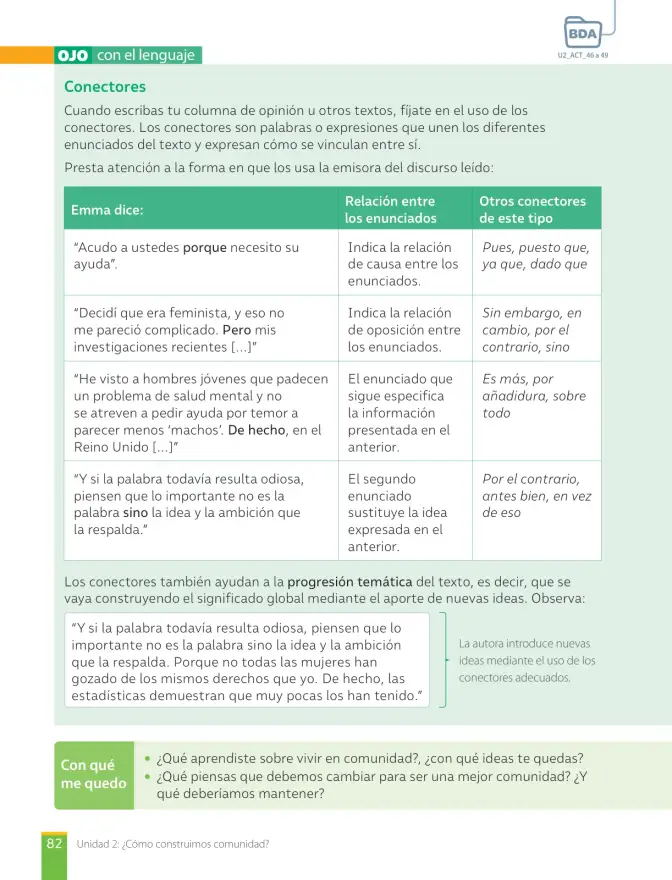 Página 84 de Libro de Lengua y Literatura – Séptimo Básico | Texto del Estudiante MINEDUC – Descargar PDF · 2024