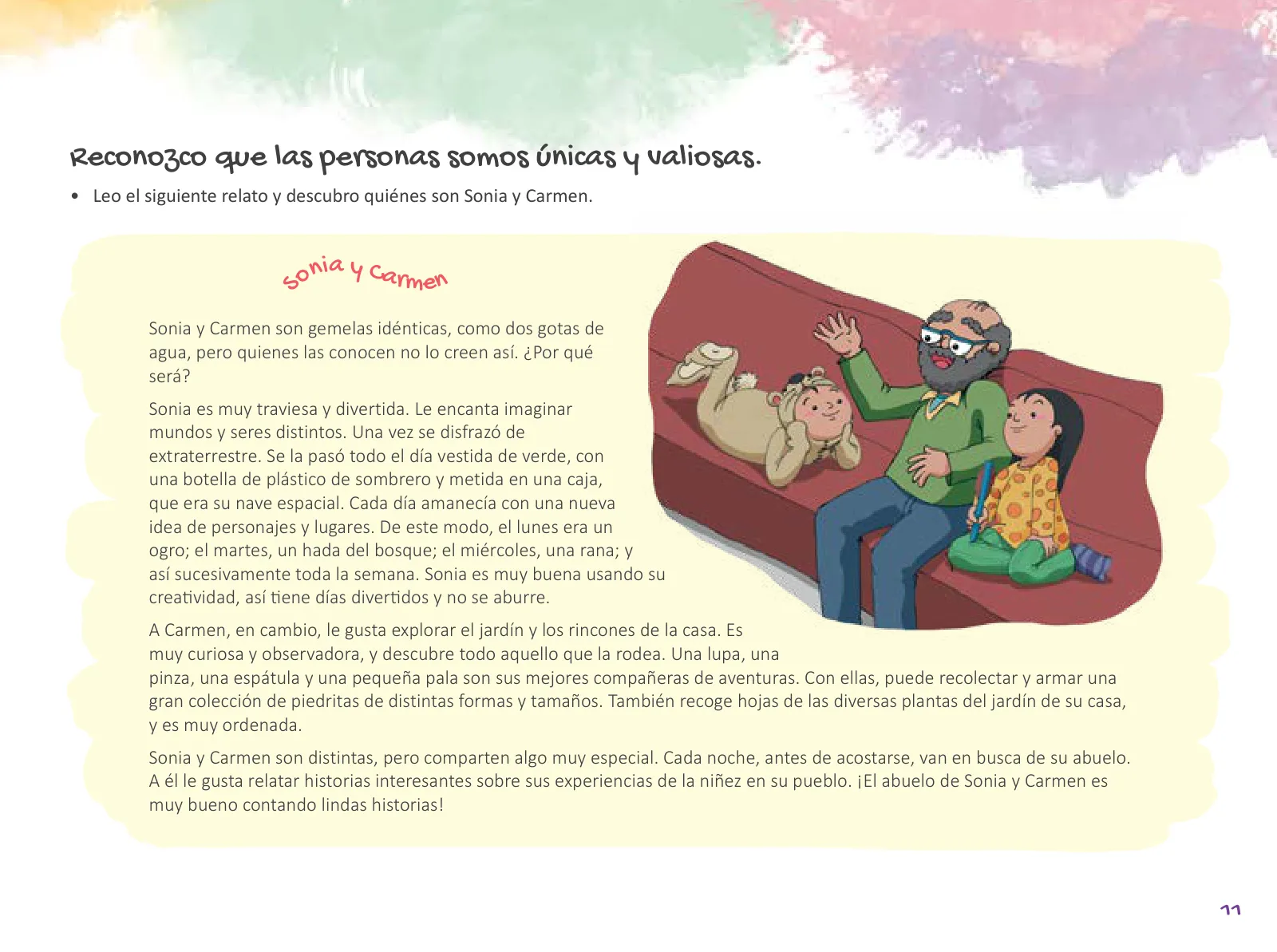 Miniatura página 13 de Cuadernillo de Tutoría 4 : cuarto grado de Educación Primaria · 2021
