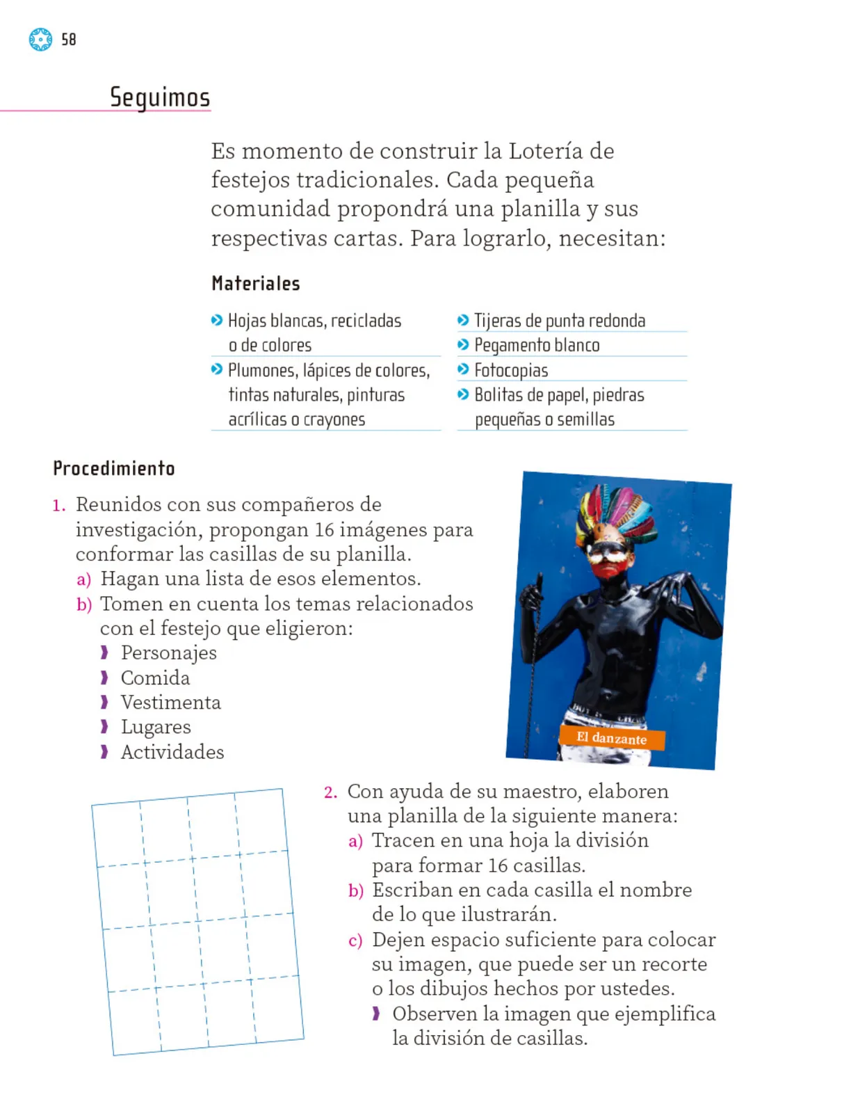 Página 59 de Proyectos Escolares. Libro de Educación Primaria Grado 1° Ciclo Escolar 2025 - 2026