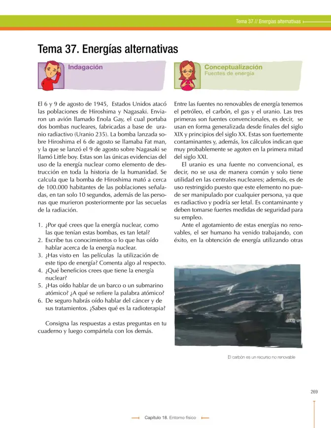 Página 269 de Ciencias Naturales 9° · Secundaria Activa