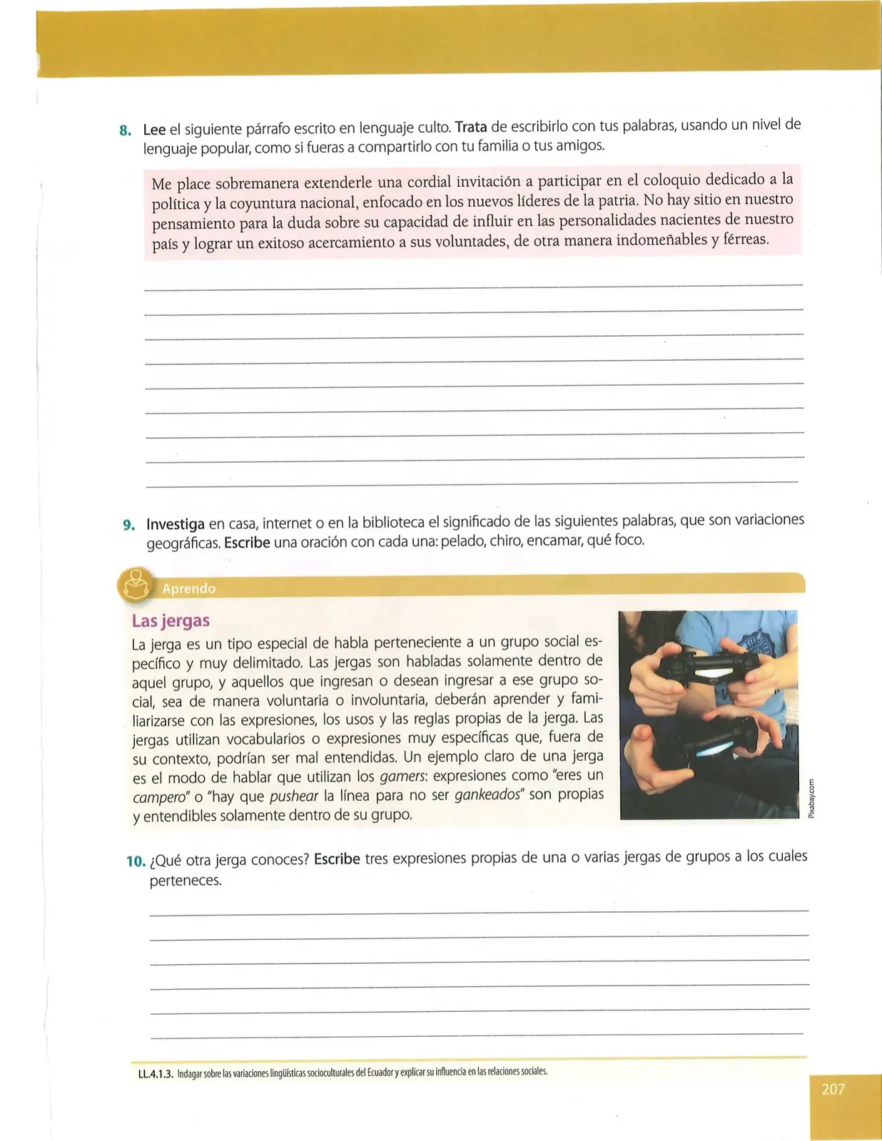 Página 207 de Lengua Y Literatura · 8 EGB · 2025