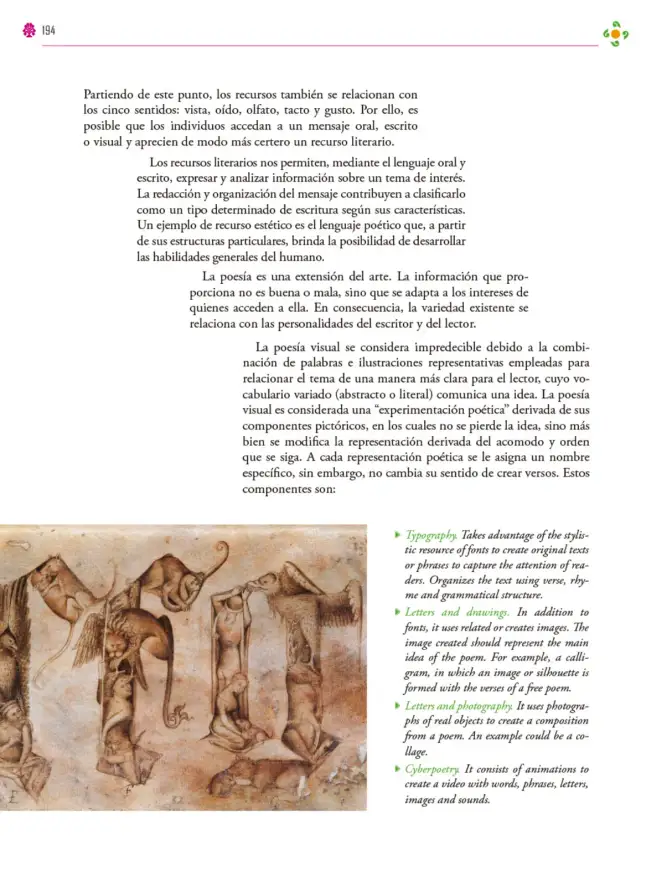 Página 195 de Colección Nanahuatzin. Lenguajes. Libro de Educación Secundaria Grado 3° Ciclo Escolar 2025 - 2026