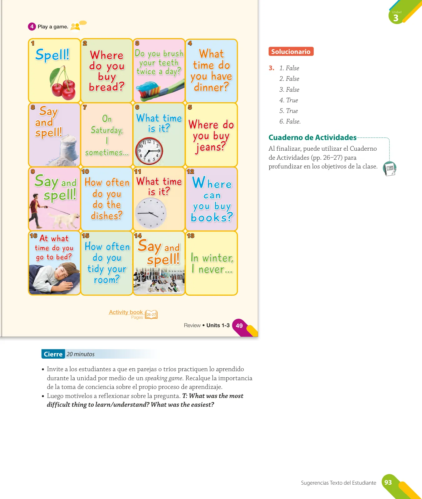Miniatura página 95 de Inglés – Quinto Básico | Texto del Estudiante MINEDUC – Descargar PDF · 2024