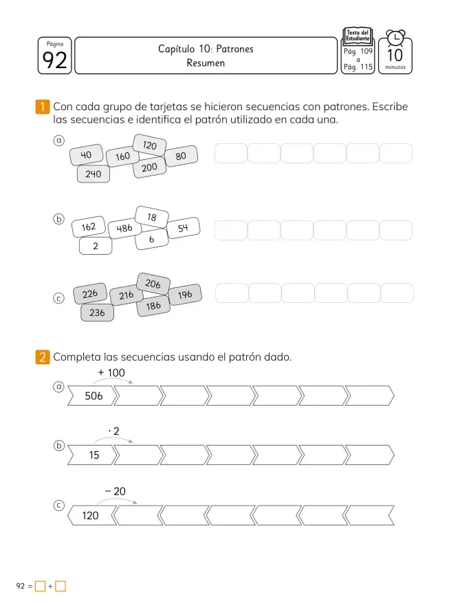Página 94 de Sumo Primero – Cuarto Básico | Texto del Estudiante MINEDUC – Descargar PDF · 2024