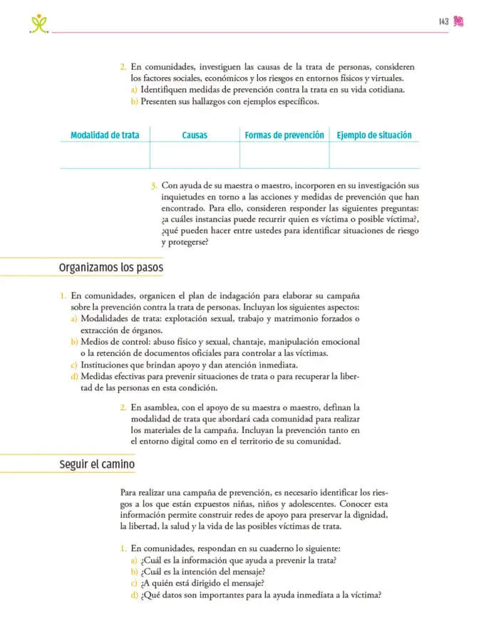 Página 144 de Colección Sk´asolil. Nuestro libro de proyectos. Libro de Educación Secundaria Grado 2° Ciclo Escolar 2025 - 2026