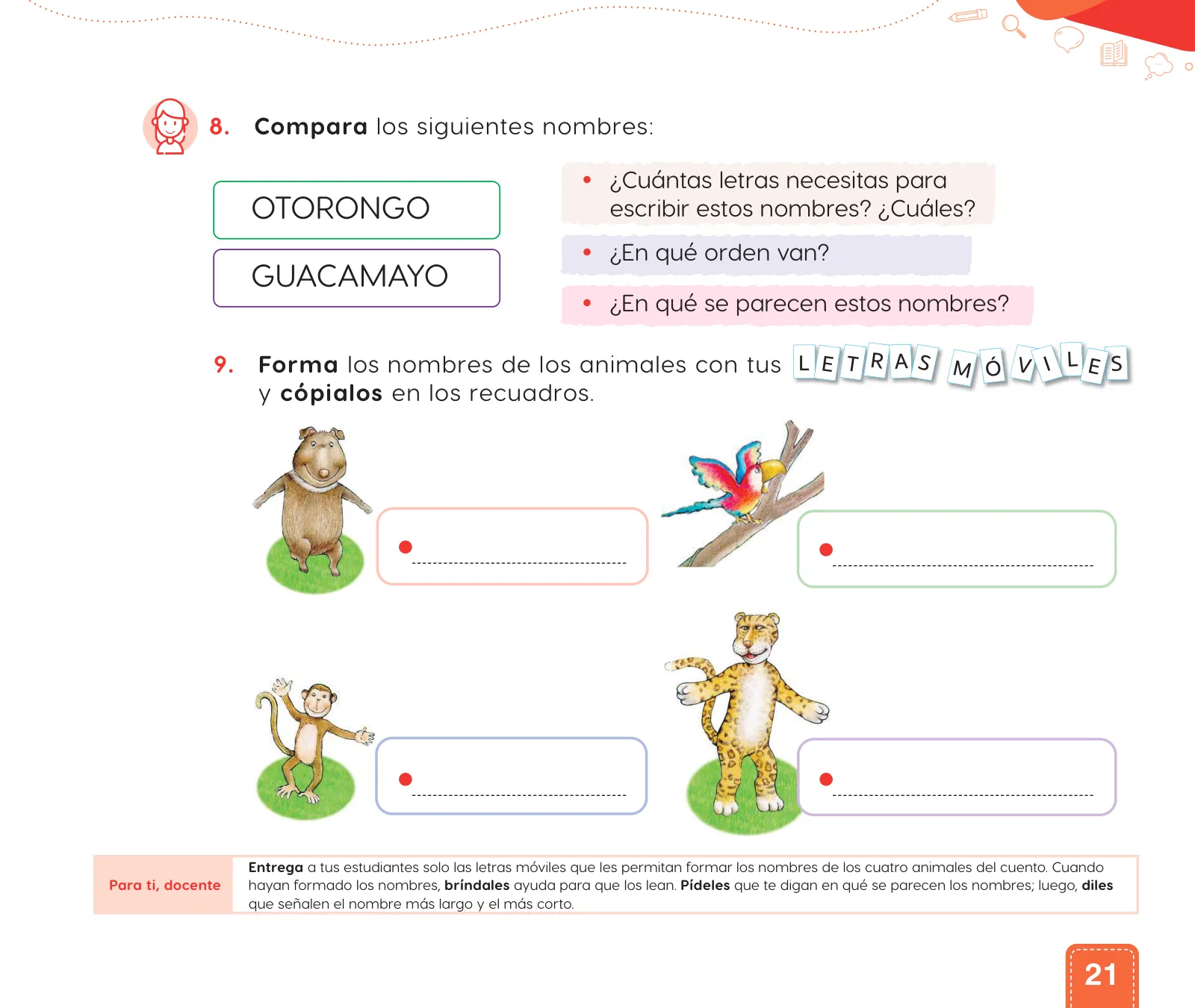 Miniatura página 23 de Cuadernillo de Comunicación 1. Primer grado de Primaria · 2024