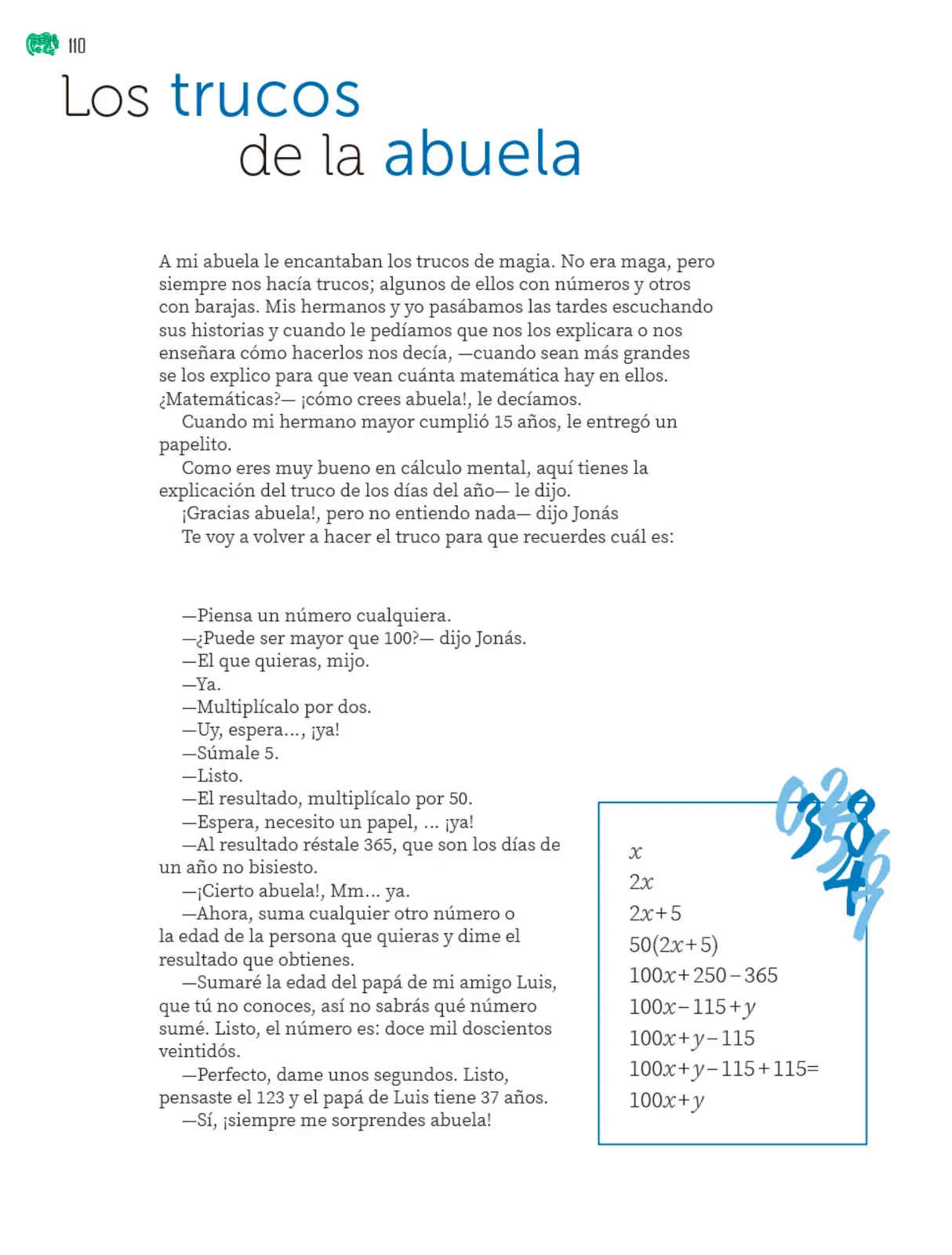 Miniatura página 111 de Colección Sk´asolil. Múltiples lenguajes.   Libro de Educación Telesecundaria Grado 2°  Ciclo Escolar 2025 - 2026